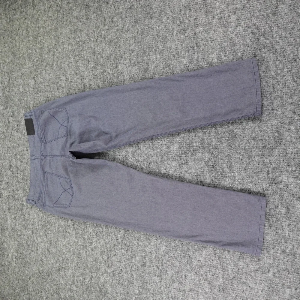 Brax Pants Mens 33x34 Gray Cooper Fancy Regular Fit Straight Leg Actual(31x27.5)